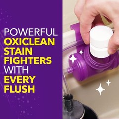 Kaboom Scrub Free! Continuous Clean Refillable Toilet Cleaning System, 1 Devi…