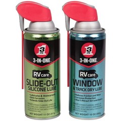 RVcare Slide Out Silicone, 11 oz. And RV Care Window & Track Dry Lube